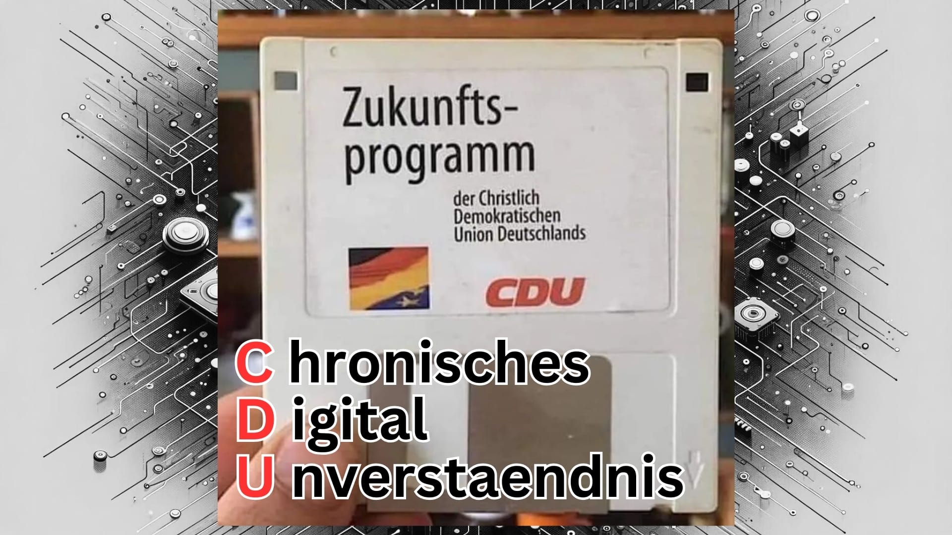 Chronisches Digital-Unverstaendnis - Der CDU Umfrage-Fail!